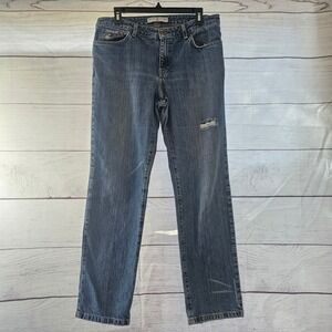 Tommy Hilfiger Flawed! 2002 Vintage Size 12 Super Skinny Scratch Wash Jeans L563